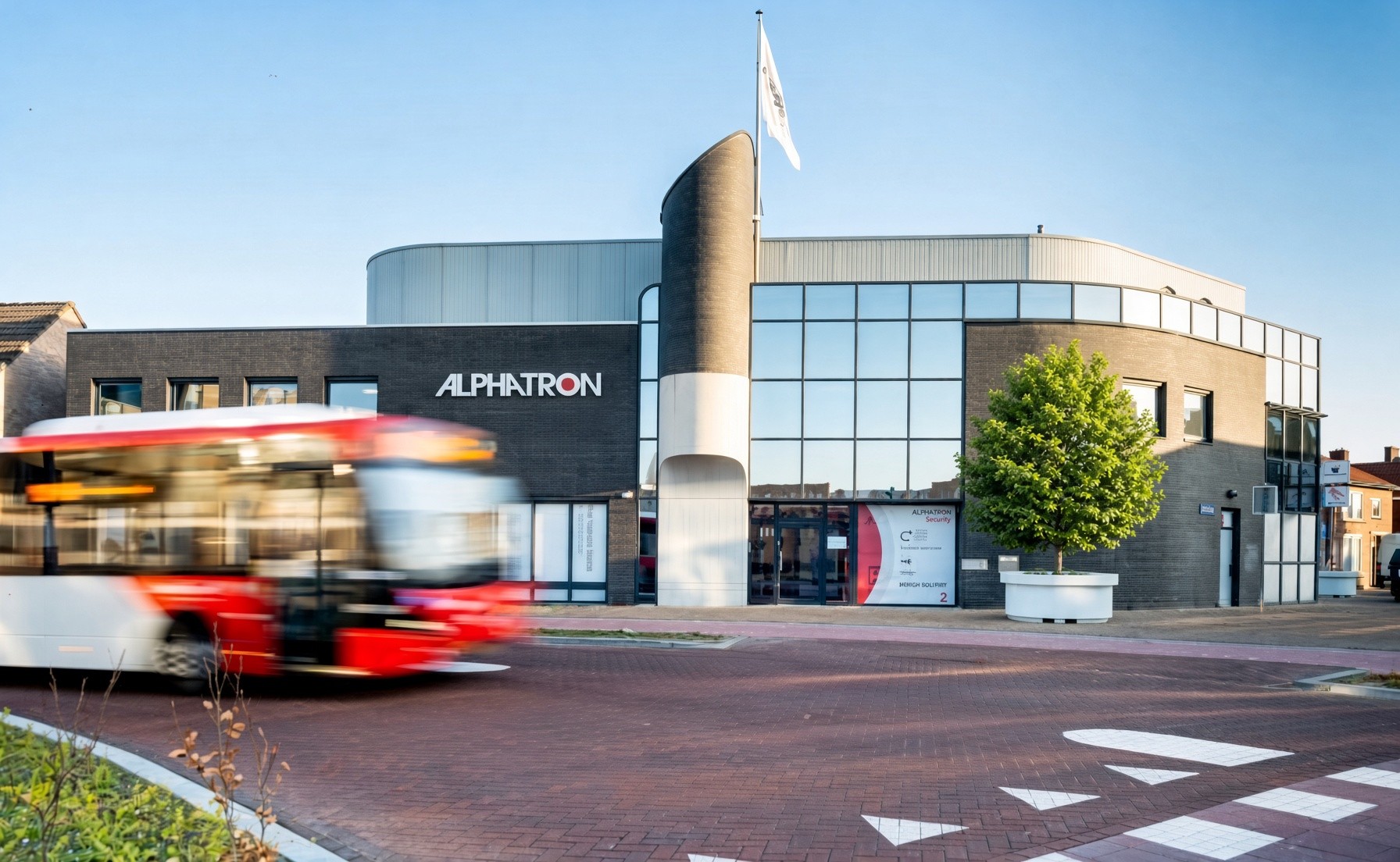 Het kantoor van Alphatron in Zevenbergen